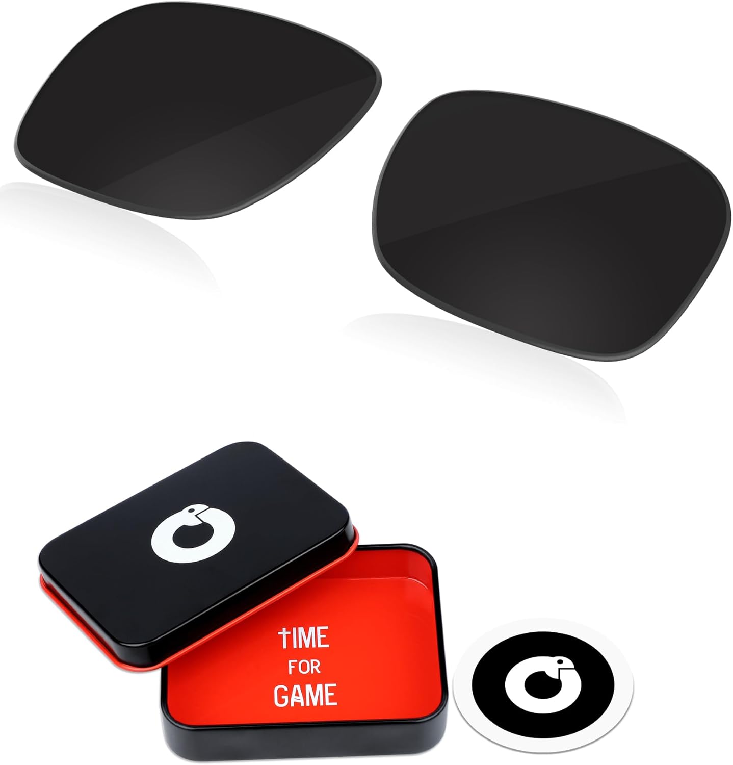 1.8MM Polycarbonate Replacement Lenses for Electric Knoxville Sunglass - Matte Black