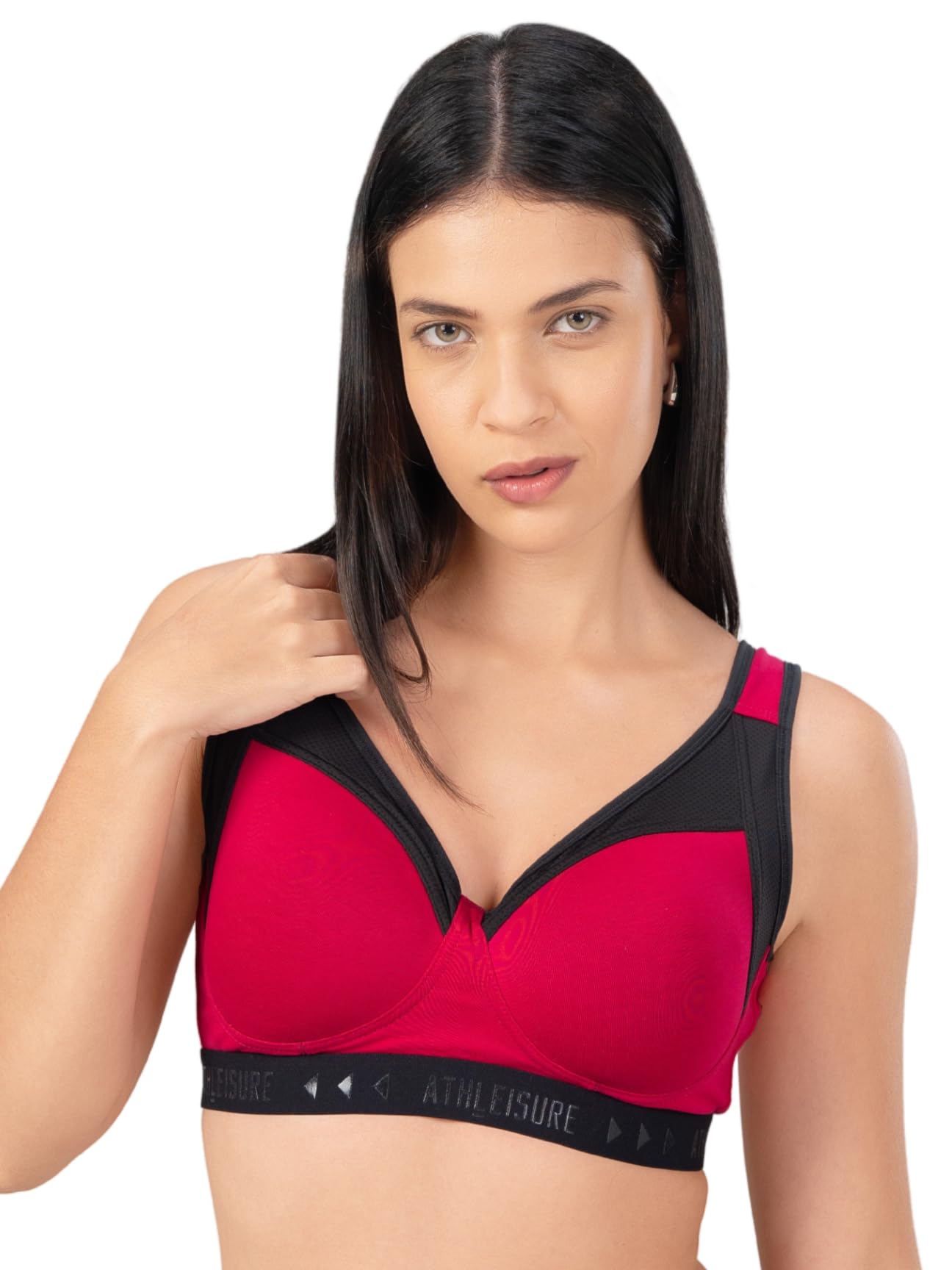lovable Women's & Girls' Polyester, Cotton & Microfibre Non-Padded Non-Wired Sports Bra-picture-35
