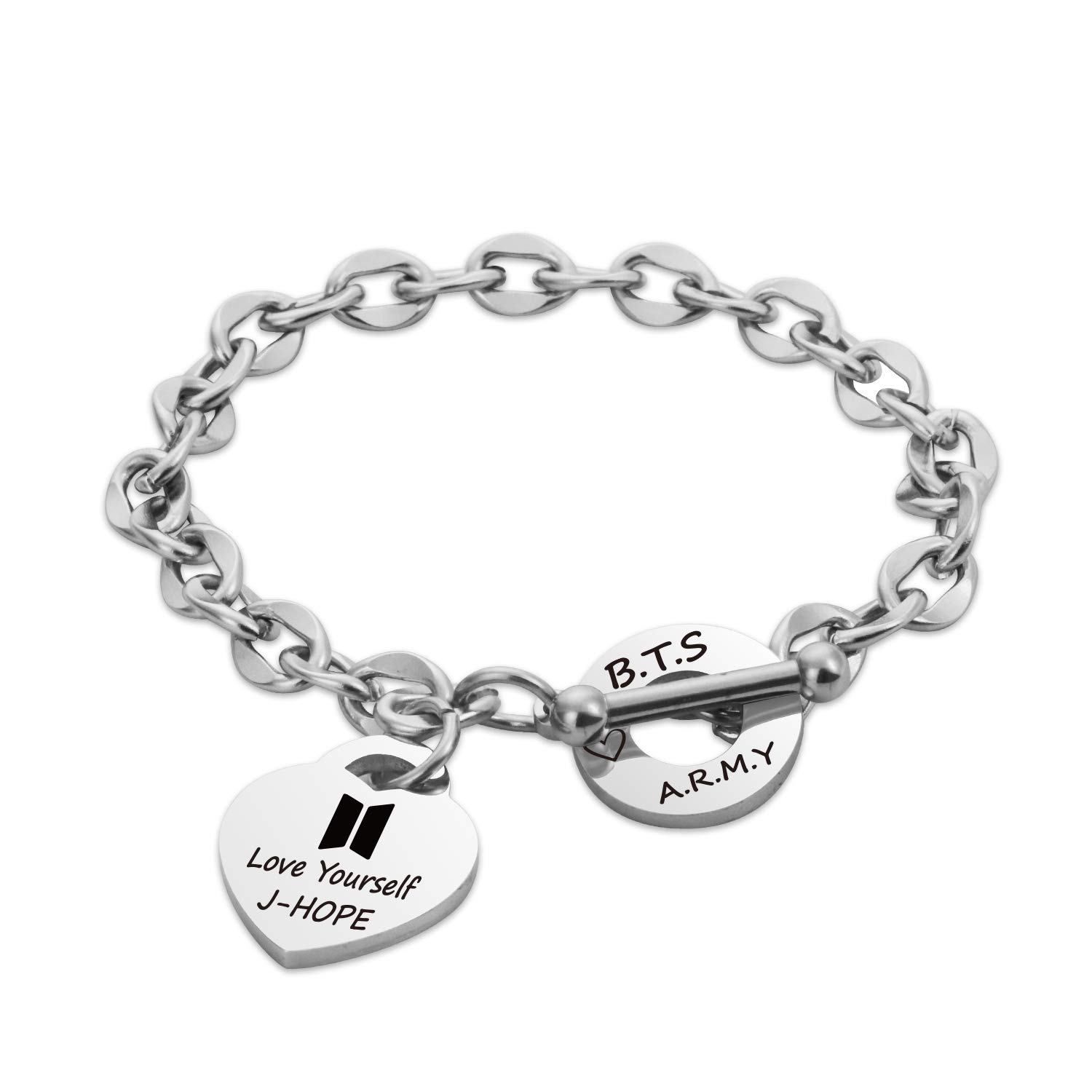 BOSATEBOSATE Kpop Bangtan Boys Bracelet Bangtan Boys Army Bracelet to Love Yourself Army Bangtan Boys Lover Gift Bangtan Boys Fans Gift