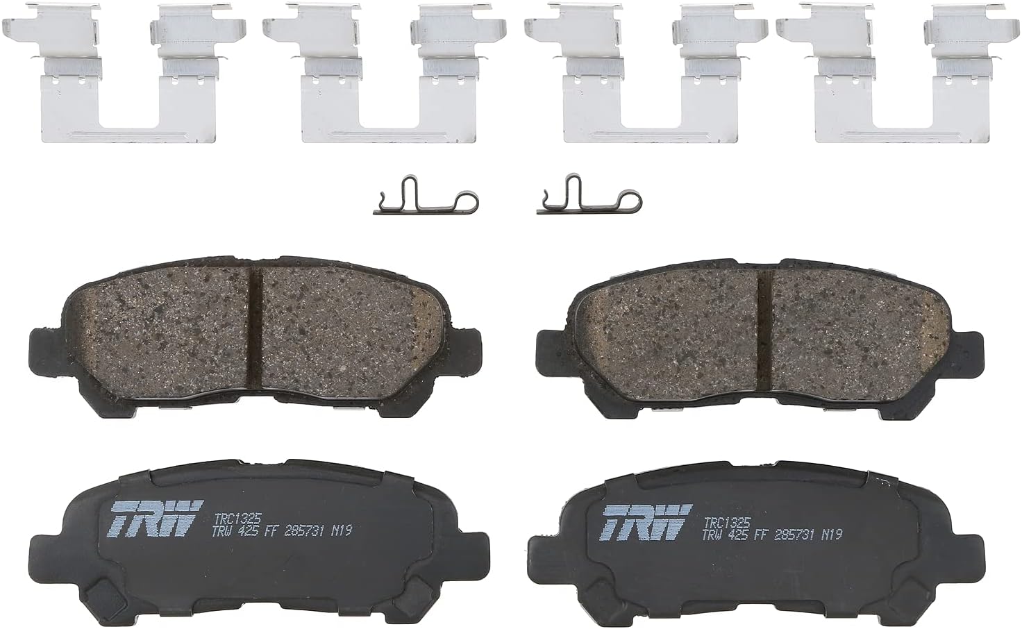 TRW Pro TRC1325 Disc Brake Pad Set For Toyota Highlander 2008-2013, Rear