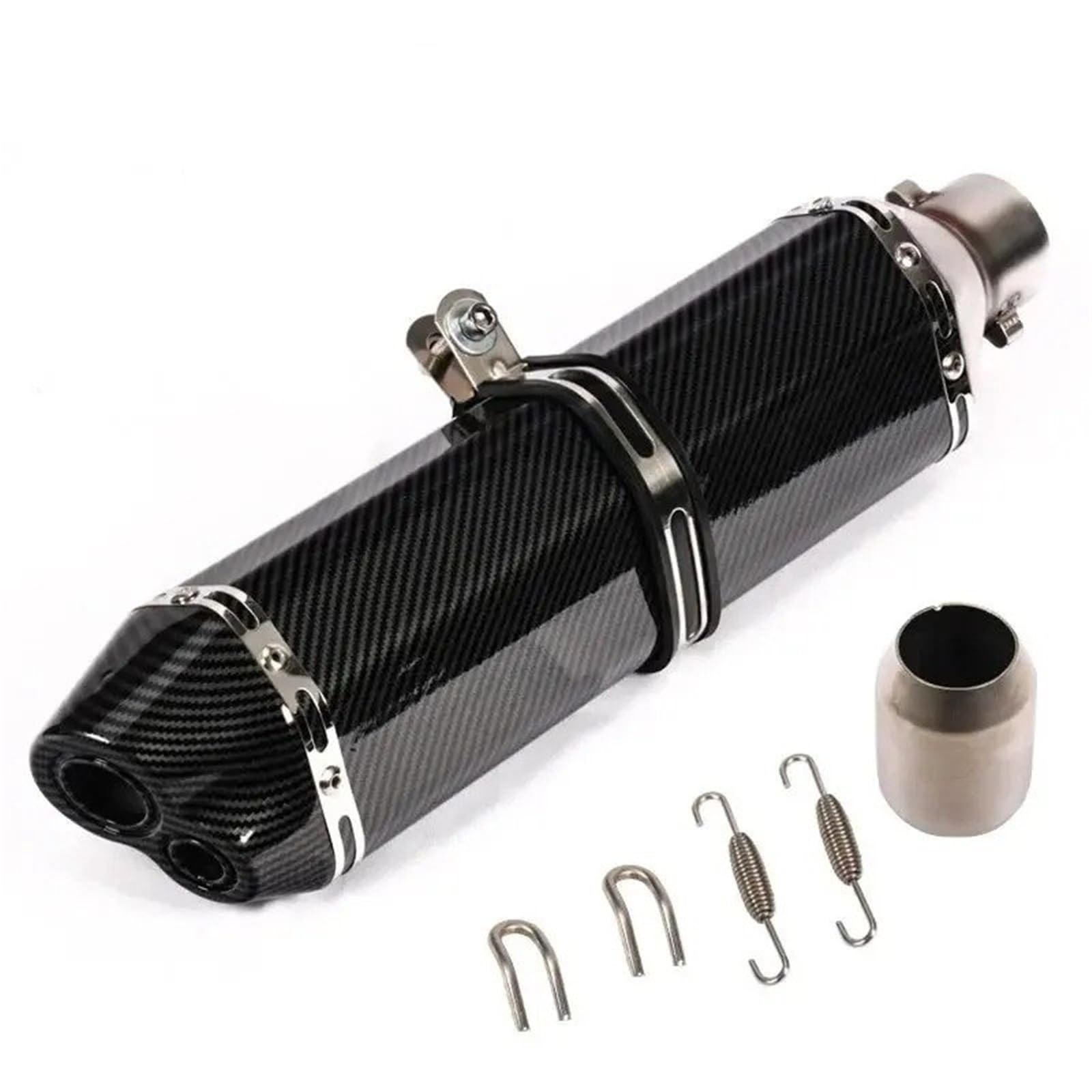 Tubo di scarico moto Silenziatore di scarico moto Escape Moto Tube da 51 mm(Type F)