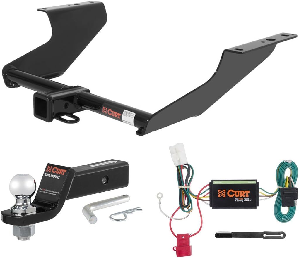 Curt Class 3 Hitch Tow Package with 2in Ball for 2009-2013 Subaru Forester