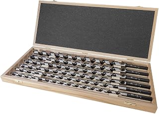 Fisch Auger Drill Bit Set Diameter 6-8-10-12-14-16 mm, Length 235 mm in a Wooden Case