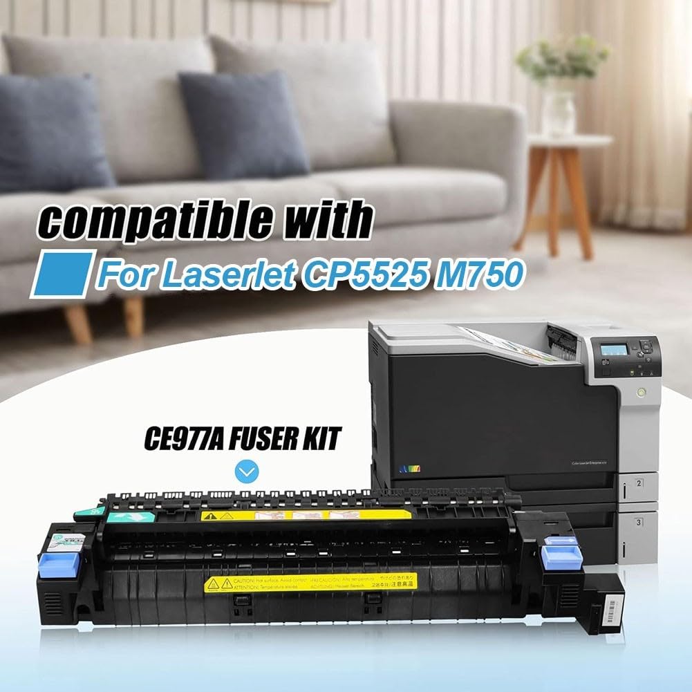 Fusore CE977A Sostituzione per Stampanti per hp M750n CP5525n 110V Testato Qualità Elevata Fissaggio Toner