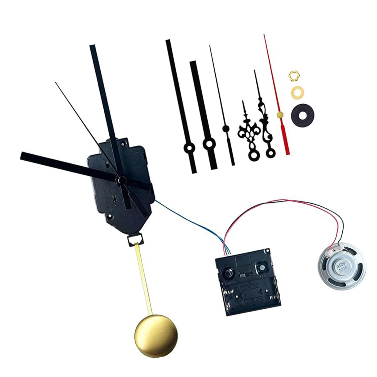 Ldabrye Pendulums Clock Engine Pendulums Clock Movement With 23.5mm/17mm Thread For Home And Office Clocks Low Noise