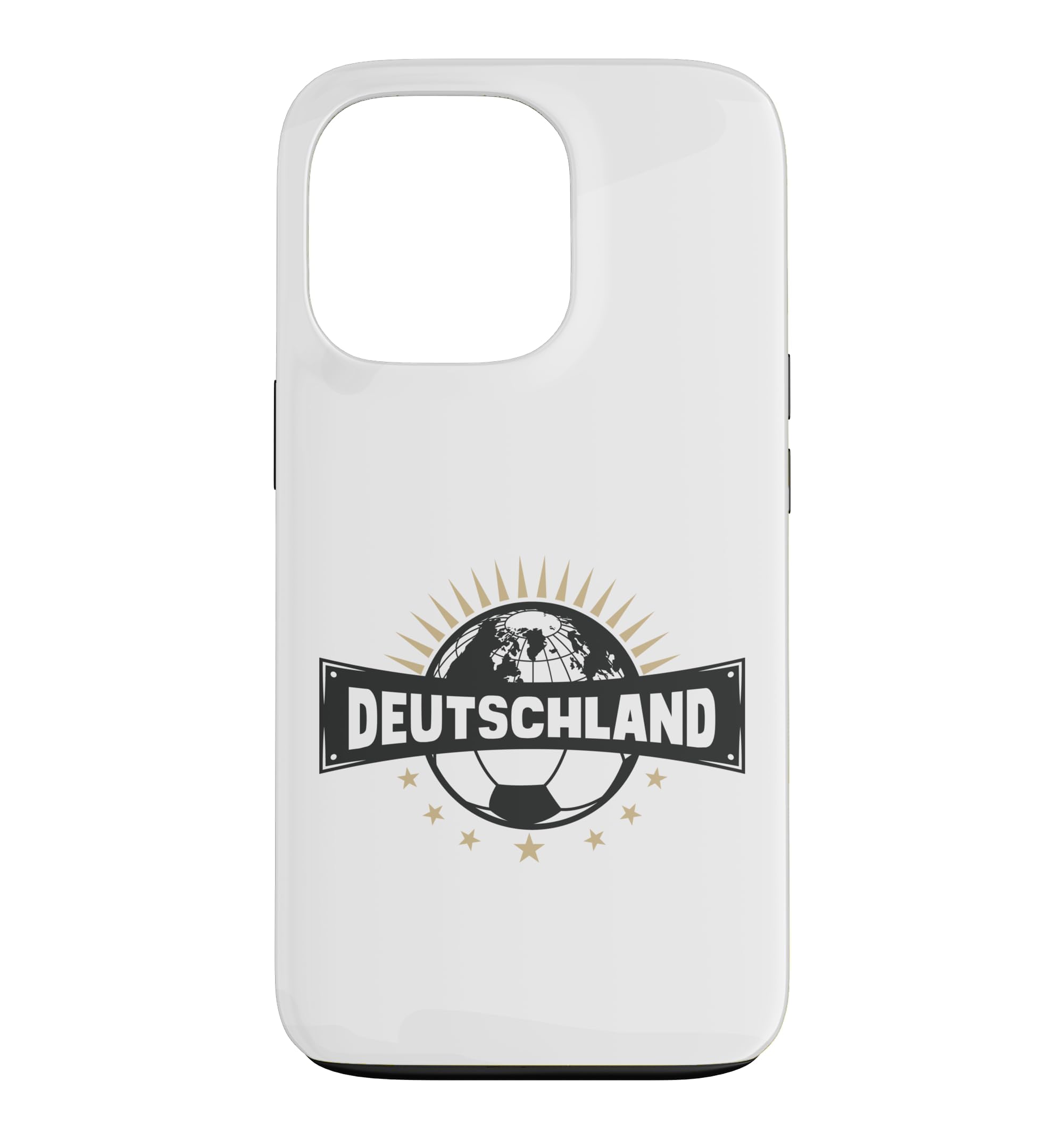 Germany Globe Stars World Cup Football Case for iPhone 13 Pro