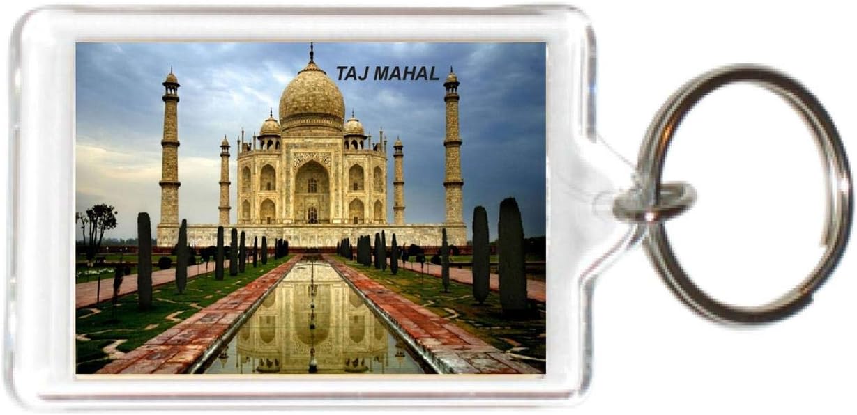 India Indian Acrylic KeyChains KeyRings Holders image 3