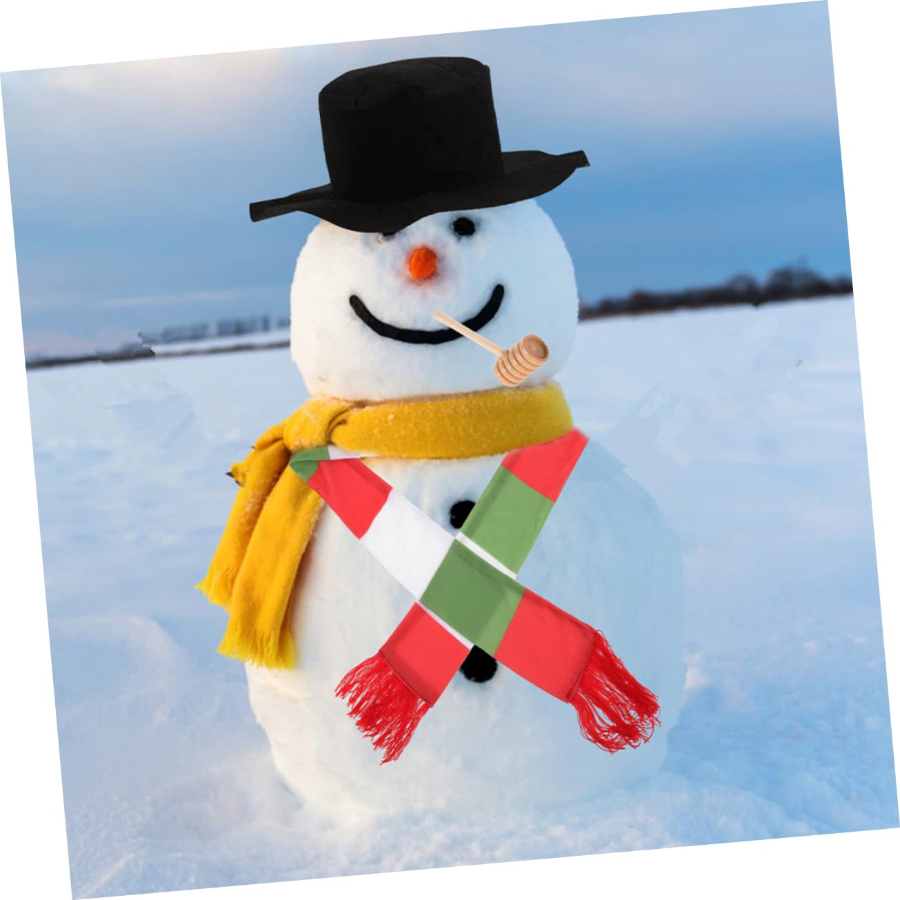 Cabilock 5 Juegos De Disfraces De Muñecos De Nieve Kit para Hacer Muñecos De Nieve De Reno De Nieve Accesorios para Vestir Muñecos De Nieve Decoraciones Navideñas para