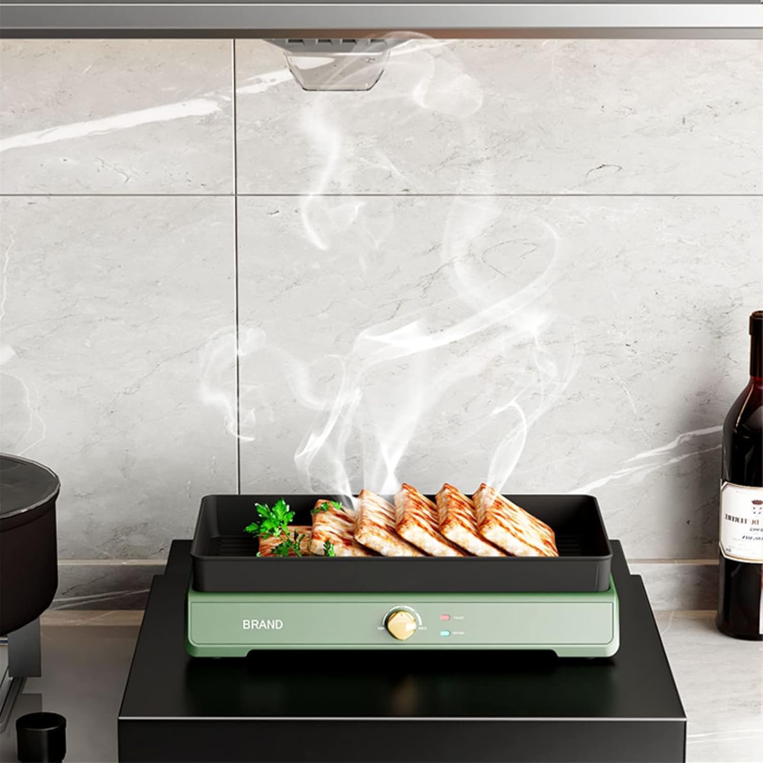 RV Stove Top Cover, Multipurpose Tempered Black Stove Cover for Gas Stove Top,Gas Stove Cover 17.7 inch Countertop Cutting Board Stovetop Cover to Expend Kitchen Space