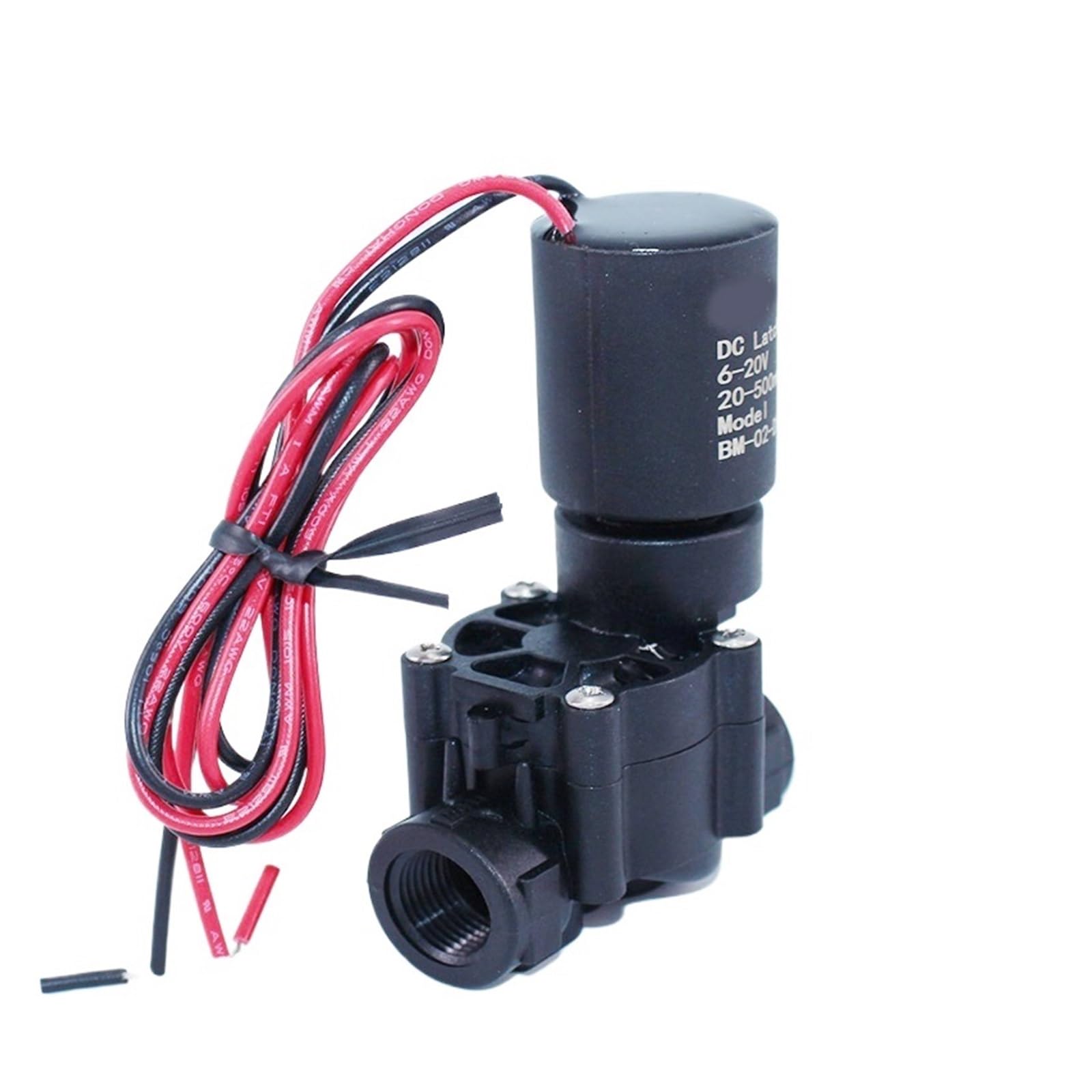 Válvula solenoide, Válvula Solenoide de bloqueo de agua de riego de 3/8 "1/2" for agricultura de paisaje 220VAC 12VDC 24VAC 24VDC normalmente cerrada(C,BSP_24VAC)