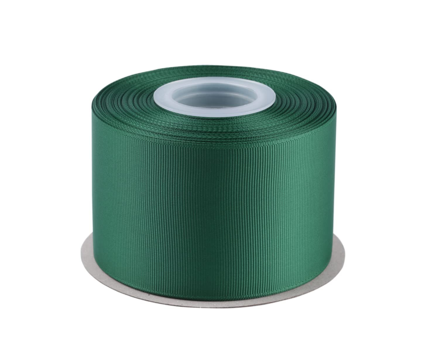 63mm X 22M Solid Grosgrain Ribbon for Gift Wrapping Parties Wedding Decoration, Crafts Sewing(Forest Green)