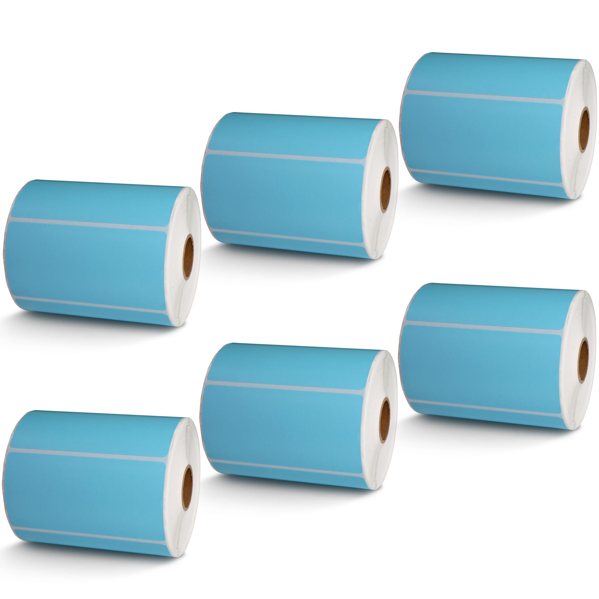BETCKEY - Étiquettes d'expédition de codes-barres de 10,2 x 5,1 cm et étiquettes polyvalentes compatibles avec les imprimantes d'étiquettes Zebra et Rollo, adhésives de qualité supérieure et perforées