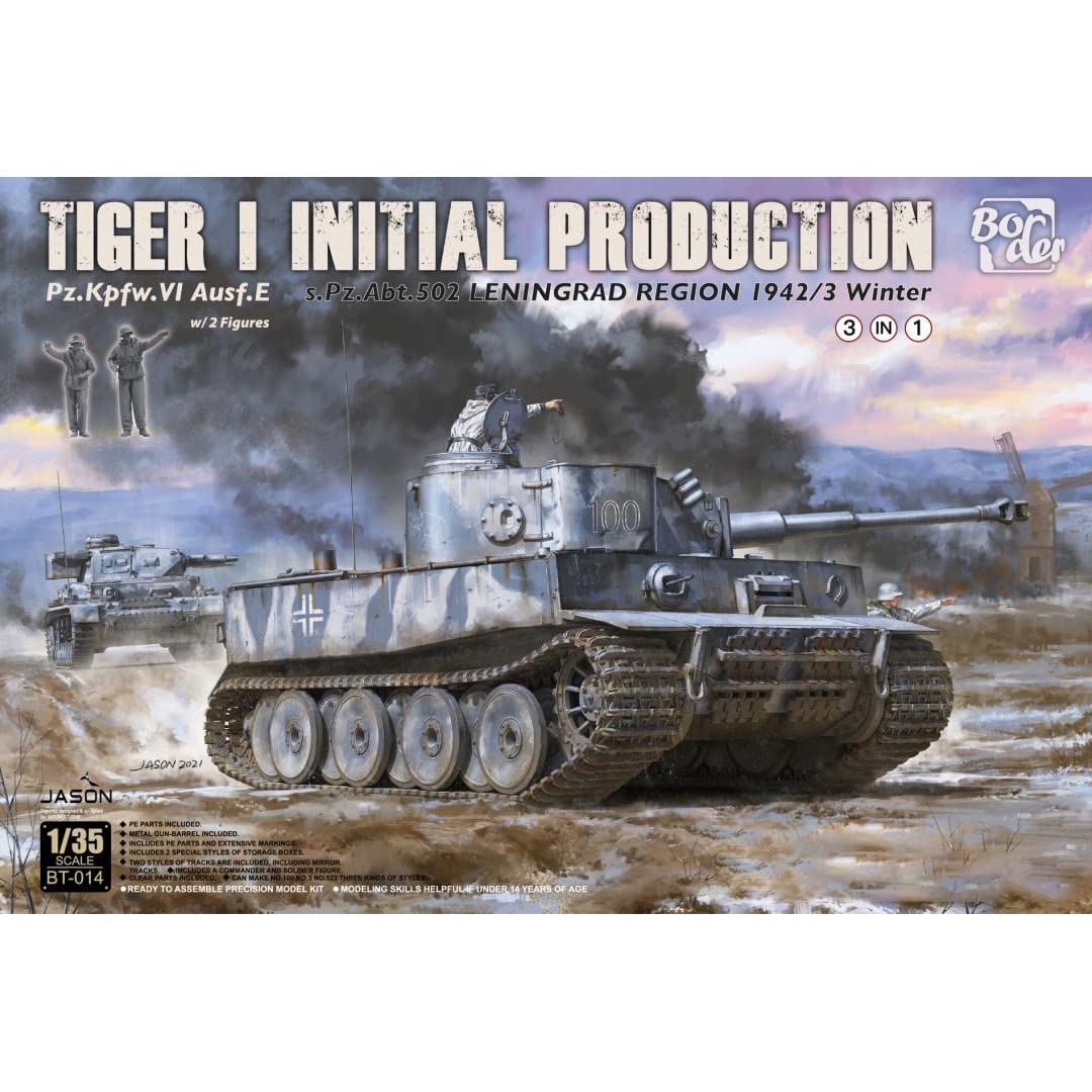 Amazon | ボーダーモデル 1/35 ドイツ軍 タイガーI 極初期生産型 第502