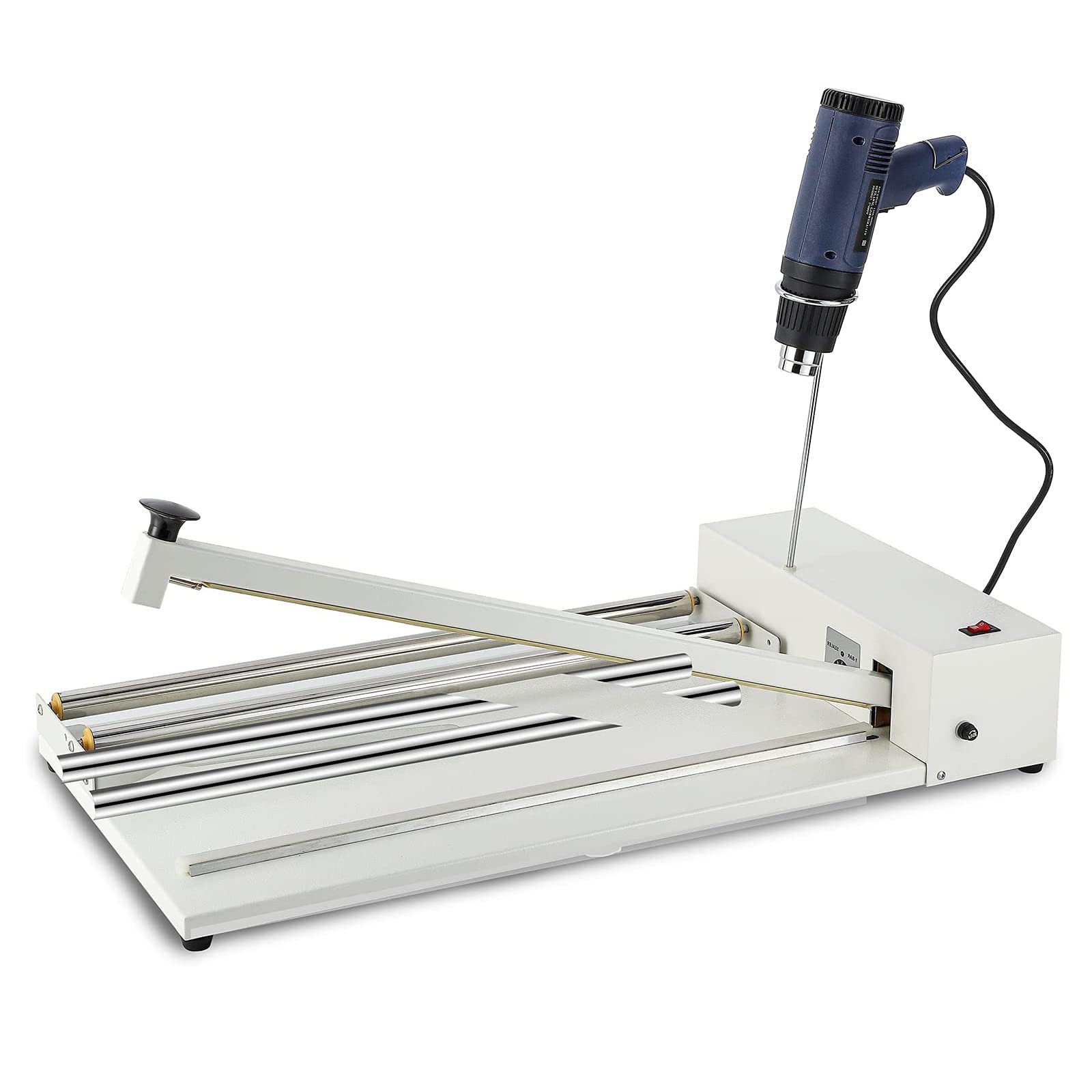IUokLU Shrink Wrap Heat Sealer With Heat Gun, 30/45/60Cm Shrink Wrap Machine 800W Heat Sealing Machine Shrink Wrapping Machine Simultaneous Sealing-60cm