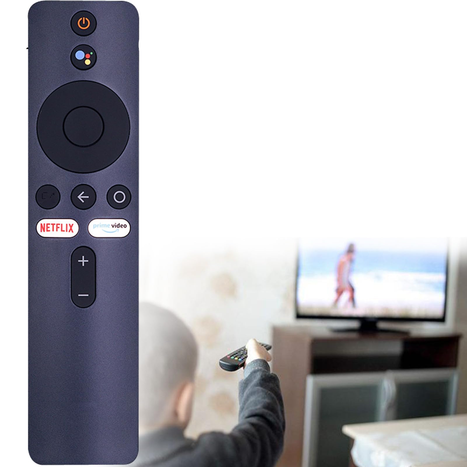 CENXI Remote Control for Xiaomi Mi TV Stick/MI Box 4S 4K, Replacement Remote Control for Xiaomi Mi TV Stick with Bluetooth and Voice Control