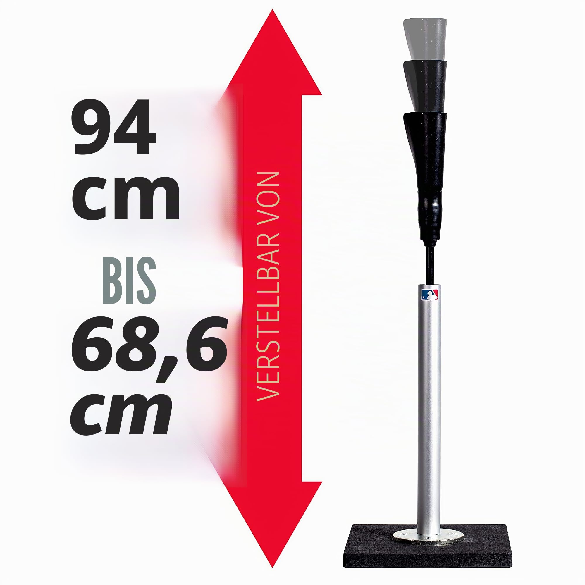 Franklin Sports Baseball Softball Batting T-Shirt - MLB Pro Porta Hitting Tee - Wearable Gewichtetes Schlagtraining-Shirt + Verstellbares Softball-Shirt
