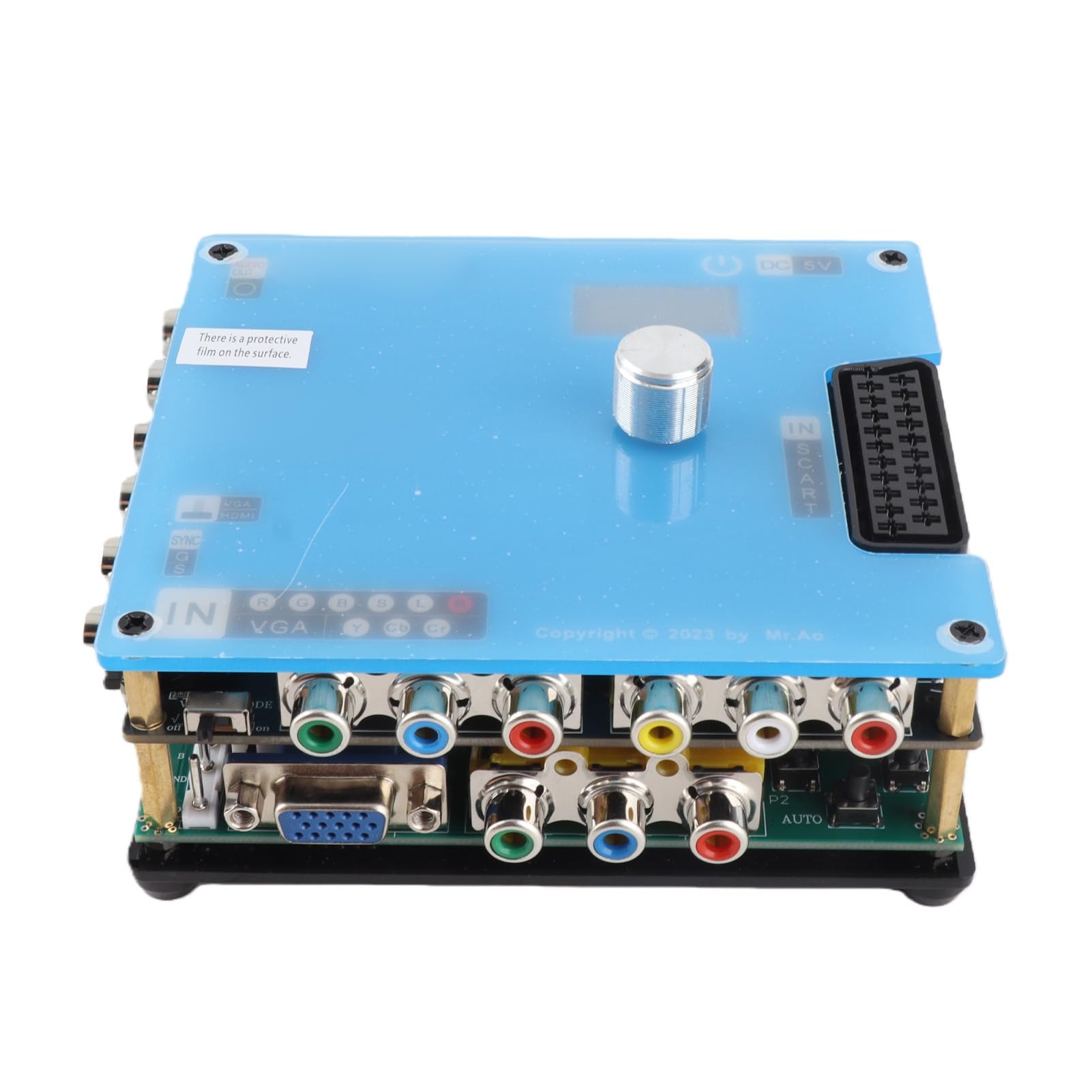 Convertidor Gbsc GBS LCD GBS Control Convertidor de Videojuegos |Salida 240p/480p/720p/1080p |Soportes, VGA y |Función de Depuración de Dispositivos de Juegos Retro