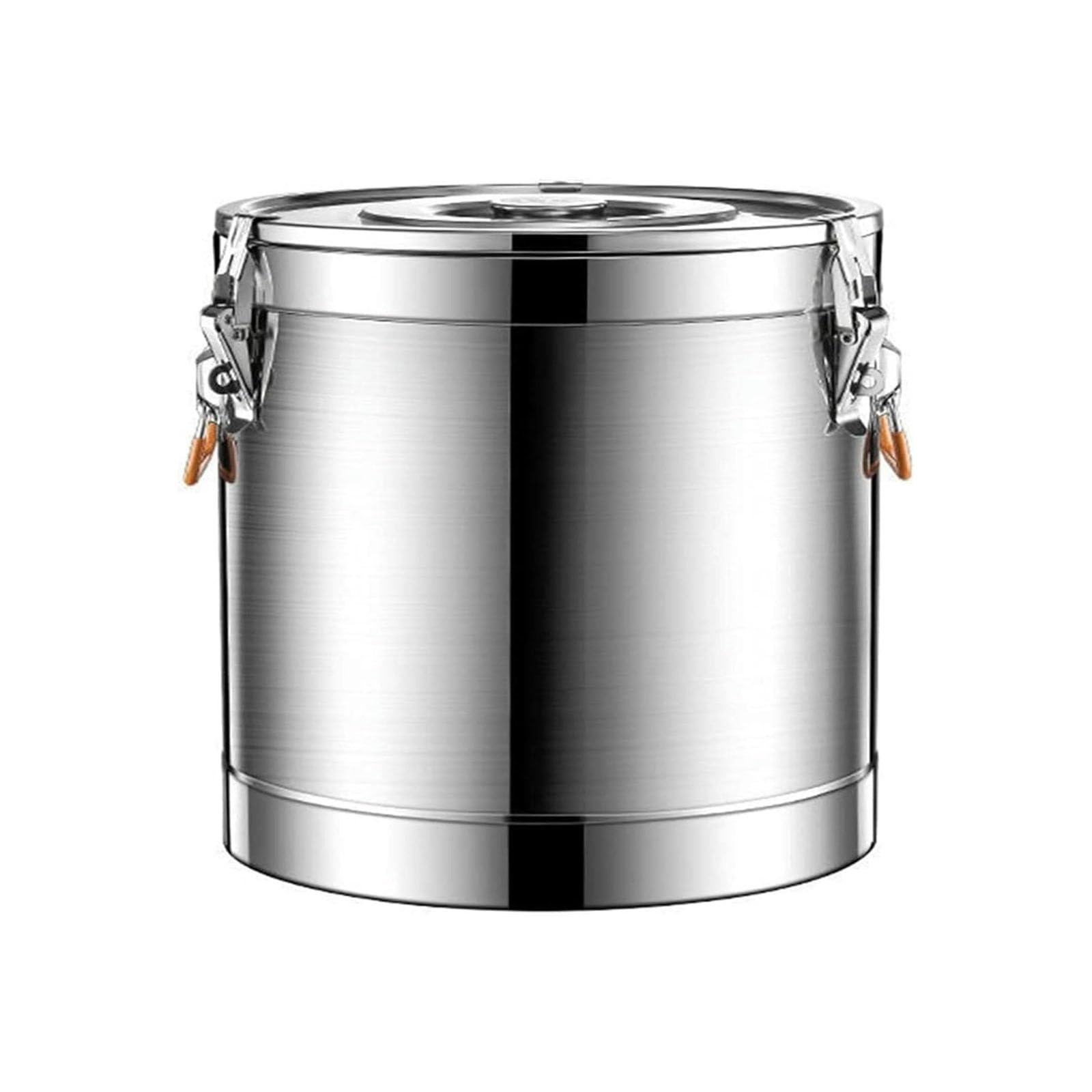 MYUYEE Stainless Steel Milk Can,10L Transportable Home Fermentation Barrel Milk Storage Bucket, Milk Tank With Tap,Stainless Steel Insulation Barrel,A (A)