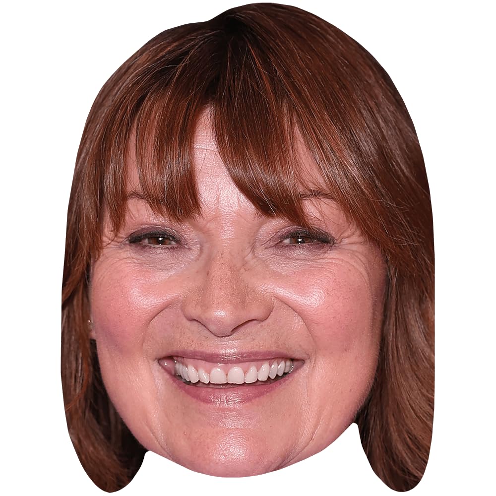 Celebrity Cutouts Lifelike Lorraine Kelly (Smile) Celebrity Mask, Flat Card Face, Fancy Dress Mask