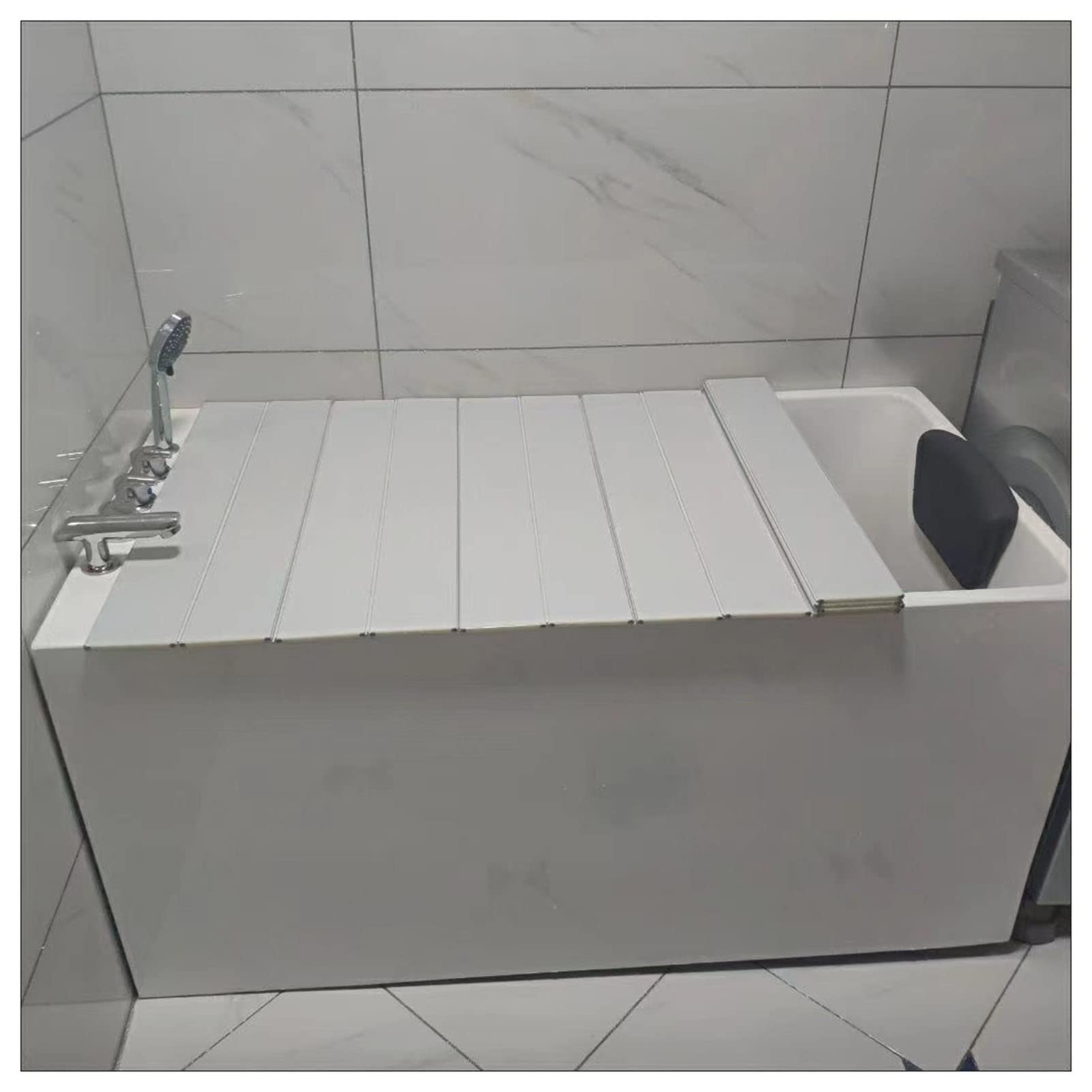 Cubierta de bañera plegable de PVC premium con aislamiento de 0,6 cm