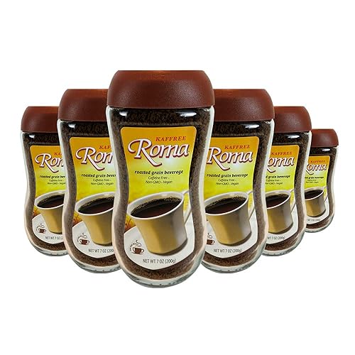Kaffree Roma - A base de plantas original 7 onzas paquete de 6 - Sin OMG Kaffree Roma - A base de plantas original 7 onzas paquete de 6 - Sin OMG