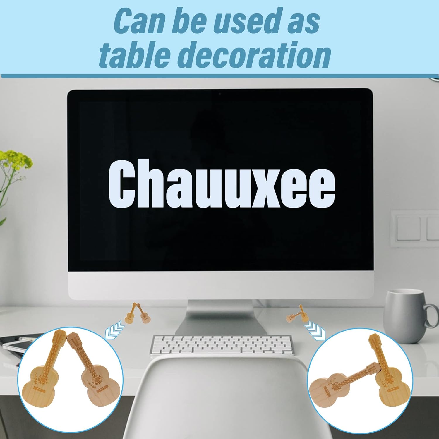 USB Flash Drives Memory Sticks Thumb Drive for Business Gifts & Students' Presents (Guitar 2Pack, 64, GB)