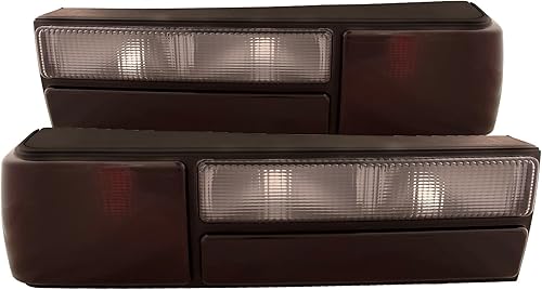 HEADLIGHTSDEPOT - Luces traseras compatibles con Ford Mustang 1987-1993, juego de lámparas traseras ahumadas para conductor y pasajero disponible en Yaxa Costa Rica