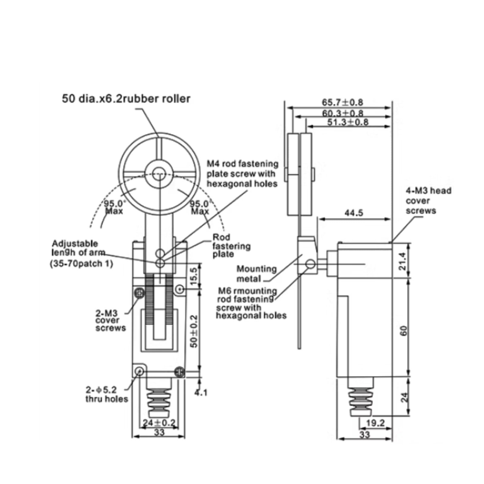 Final de Carrera CHL5391 Microinterruptor 10A 380V IP65