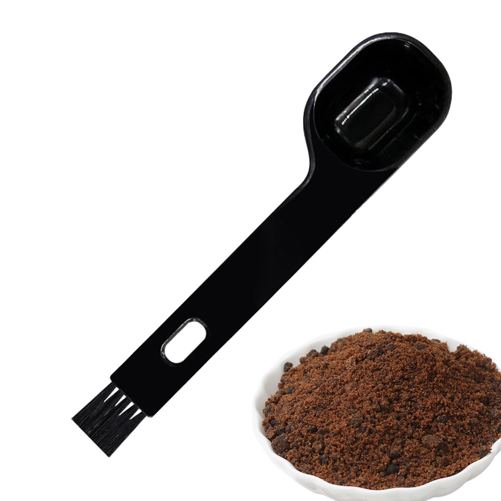Geruwam Cleaning for Coffee Maker, Espresso Cleaning Tool 2 in 1 with Spoon Head – Reusable Coffee Cleaning Tool for Grinder Kitchen