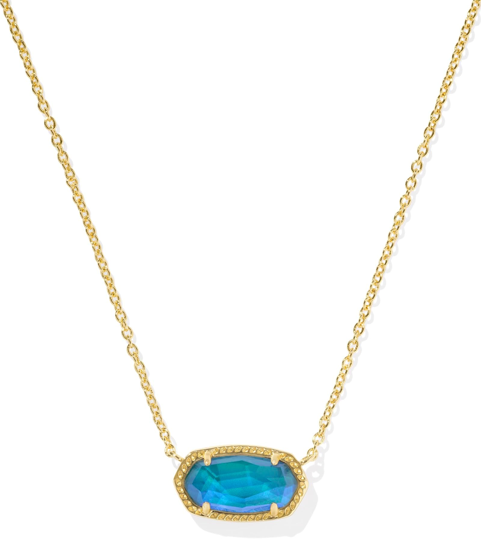 Kendra Scott Elisa Pendant Necklace for Women, Fashion Jewelry, 14k Gold-Plated