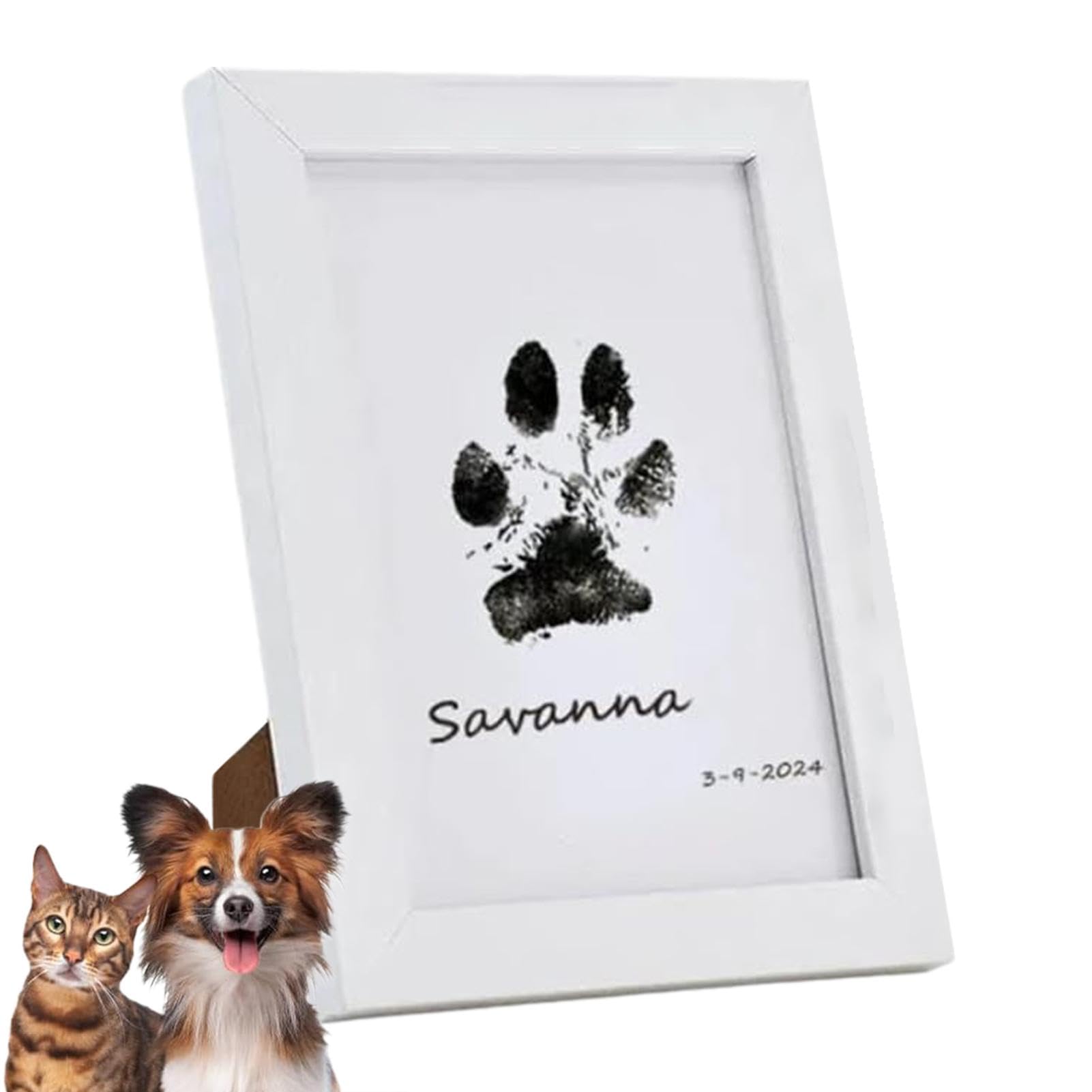 Amazon.co.jp: Shitafe 犬の足跡キット、子犬の足跡キット, 手作り