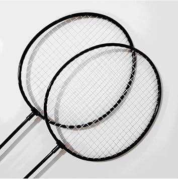 NASYA badminton seti 2 raket 3 top Siyah 0