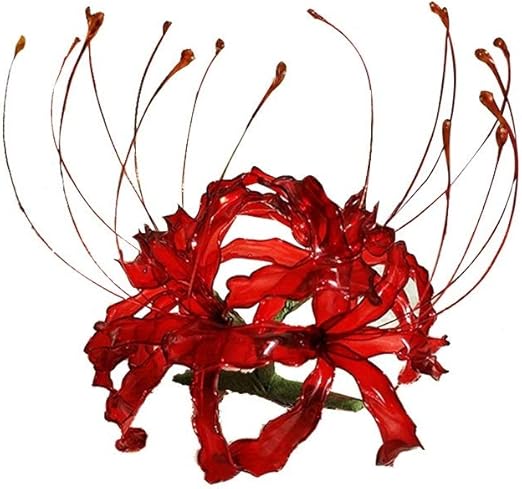 Amazon | [misaki]美しい 彼岸花 ヘアクリップ ヒガンバナ 曼珠沙華 