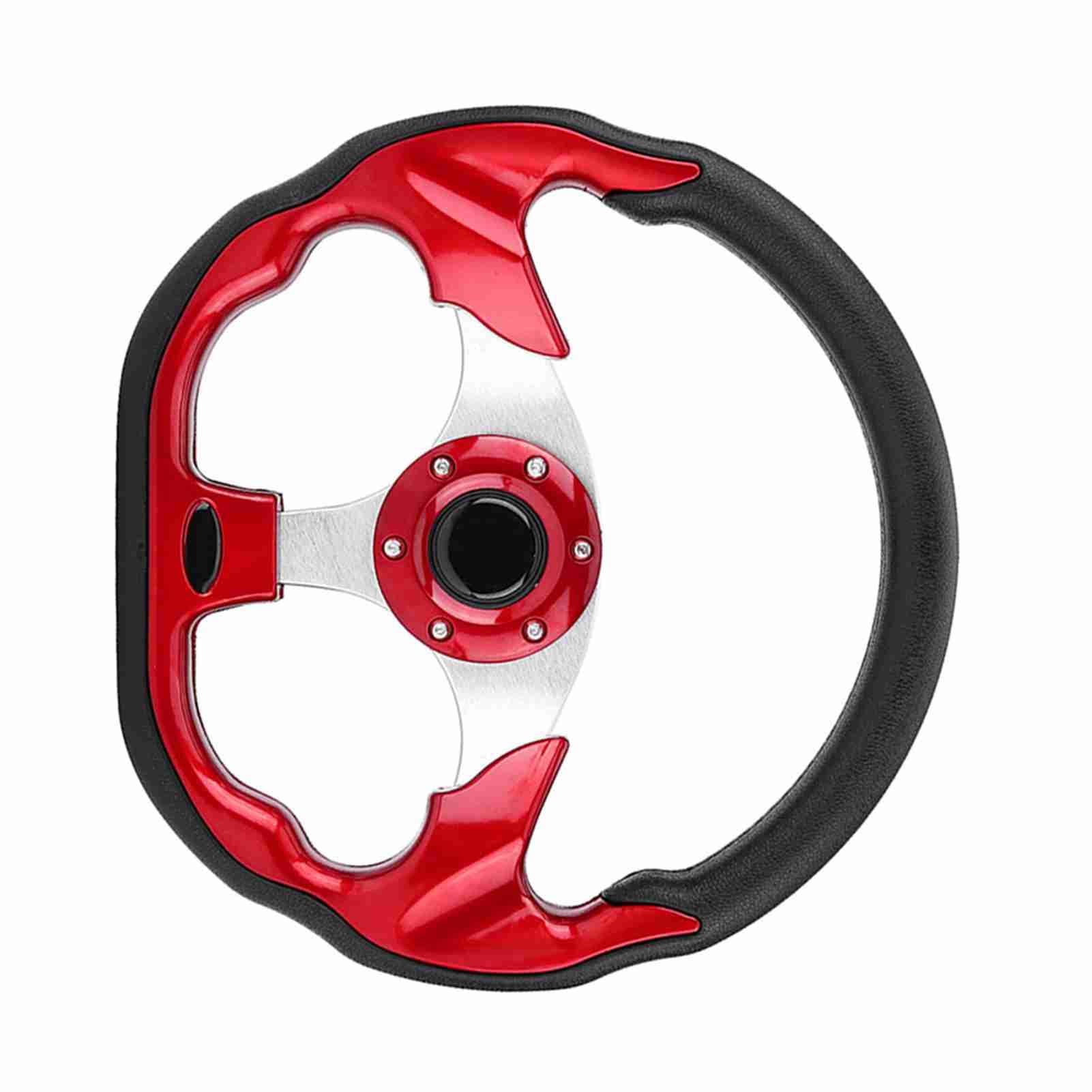 Kierownica Wyścigowa 320 Mm Zamszowa Skóra z Włókna Węglowego Antypoślizgowa Uniwersalne Dopasowanie do Zmodyfikowanych Samochodów Driftowych Wydajność Aluminiowa Rama Kierownica (czerwony)