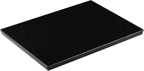 Tabla de cortar de mármol africano de lujo para cocina, losa de mármol grande hecha a mano de 16 x 12 pulgadas para queso, embutidos, tabla de