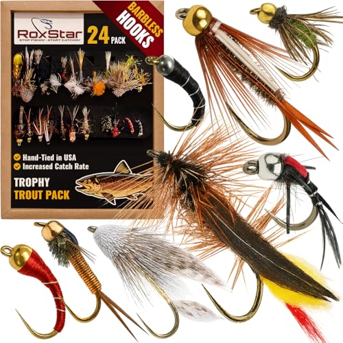 RoxStar Fly Shop Trophy Trout 24pk Top Wet & Dry