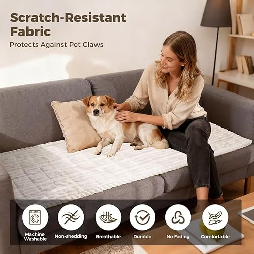 Miniatura 4 de Protector de sofá impermeable para perros, funda de sofá lavable, funda antideslizante para sofá para mascotas para muebles