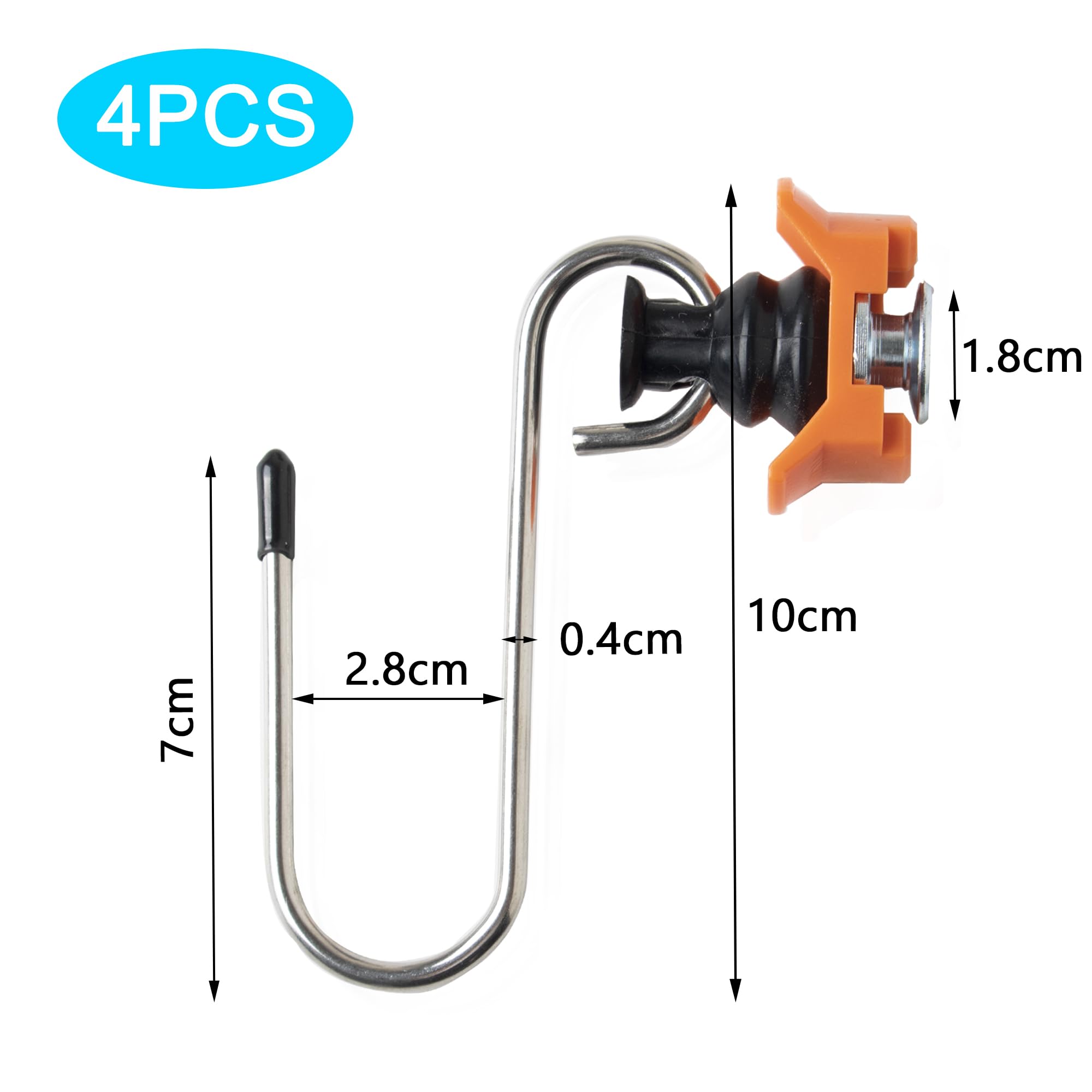 6 Ferrures D'extrémité Pour Rails D'aviation En Métal – Accessoires Arrimage Pour Camping-car, Camion, Remorque – Charge Lourde, Argent