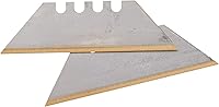Lenox Gold Utility Knife Blades 100 Pack - Shatterproof 4-Notch Design for Deeper Cuts in Drywall, Roofing & More