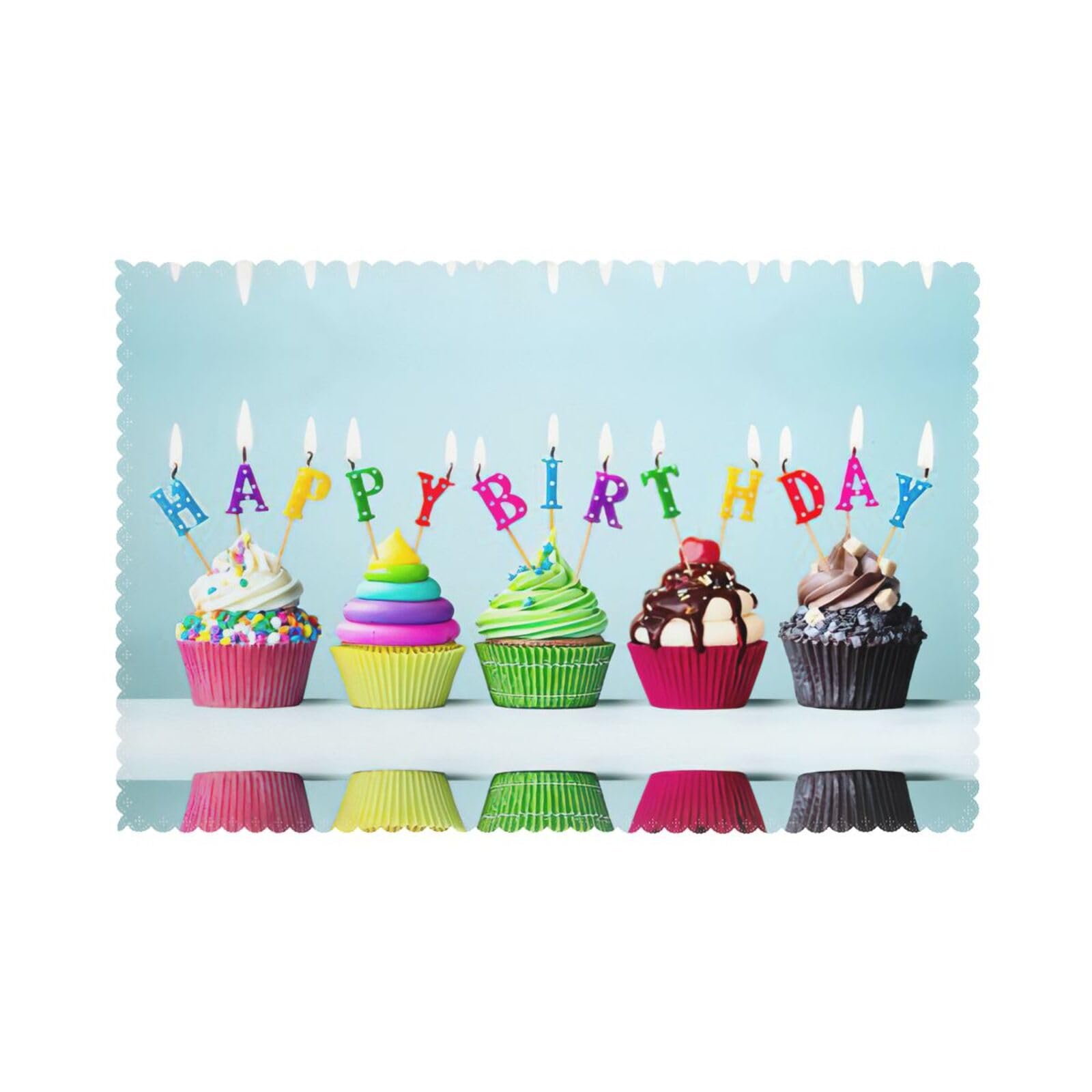 Set de table coloré anniversaire pour égayer vos repas de fête en famille