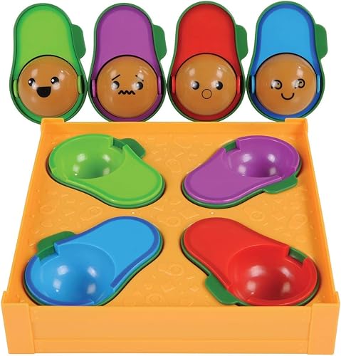 Miniatura 4 de Learning Resources Learn-A-Lot - Aguacates – 9 piezas, a partir de 18 meses, juguetes de aprendizaje socioemocional para niños pequeños, desarrolla