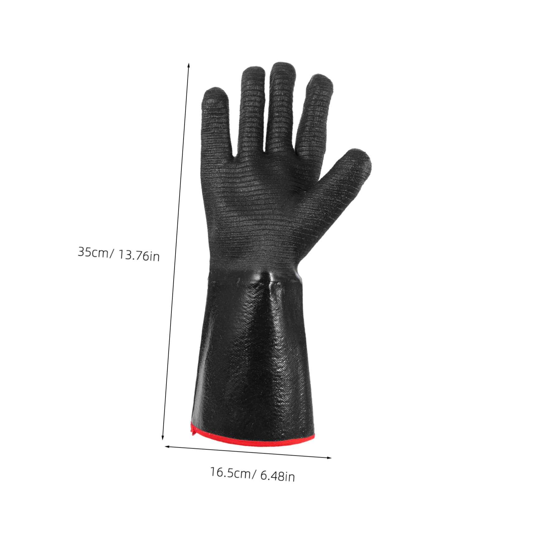 Guanti Termoresistenti Nero 1 Paio in Neoprene per Cucina e Fornello | Lavabili in Lavatrice, Resistenza al Taglio e Antiscivolo, Adatti a Impieghi Domestici