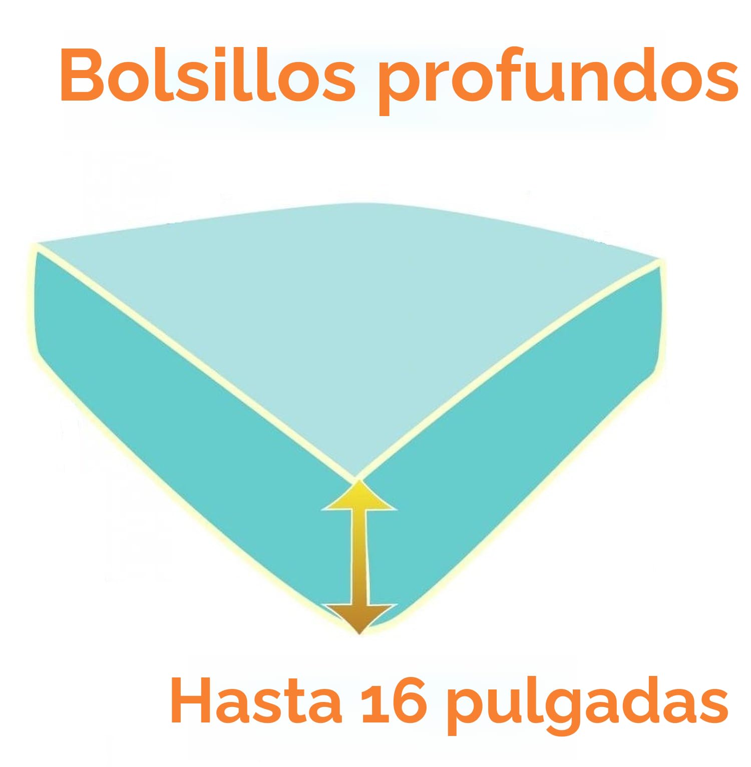 Elegant Comfort Sábana Bajera de 1 Pieza de Calidad hotelera, Microfibra Suave de 1500 Hilos de Calidad egipcia, Bolsillo Profundo de hasta 16 Pulgadas, Resistente a Las Arrugas y a la decoloración,