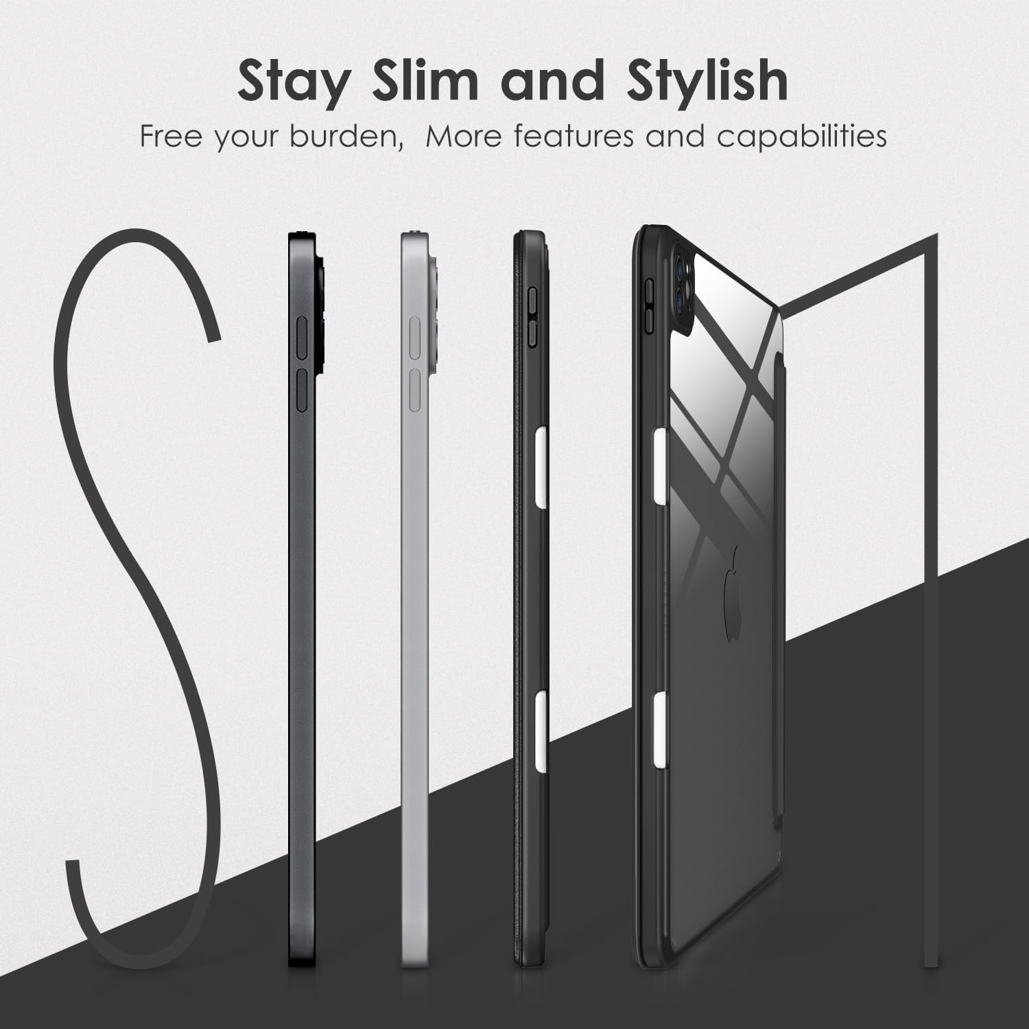 VIKESI Case for iPad Pro 12.9 6th/5th/4th/3rd Gen 2022/2021/2020/2018 image 5