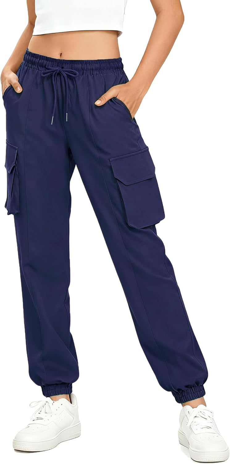 Girls Cargo Pants Waterproof Joggers Hiking Pants for Girls Teen Clothes Size 7-14 Years