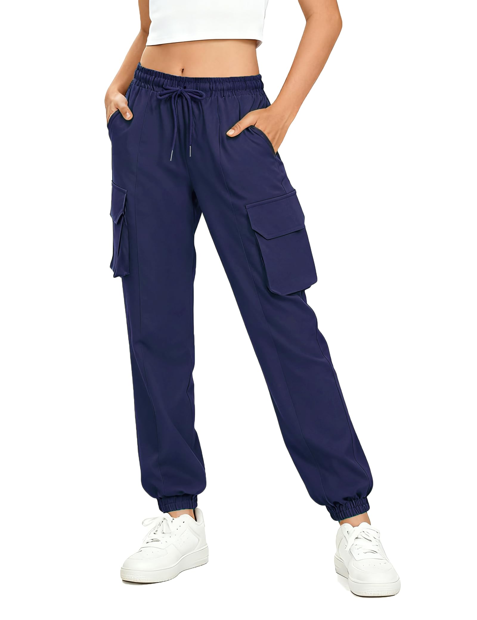 Girls Cargo Pants Waterproof Joggers Hiking Pants for Teen Girls