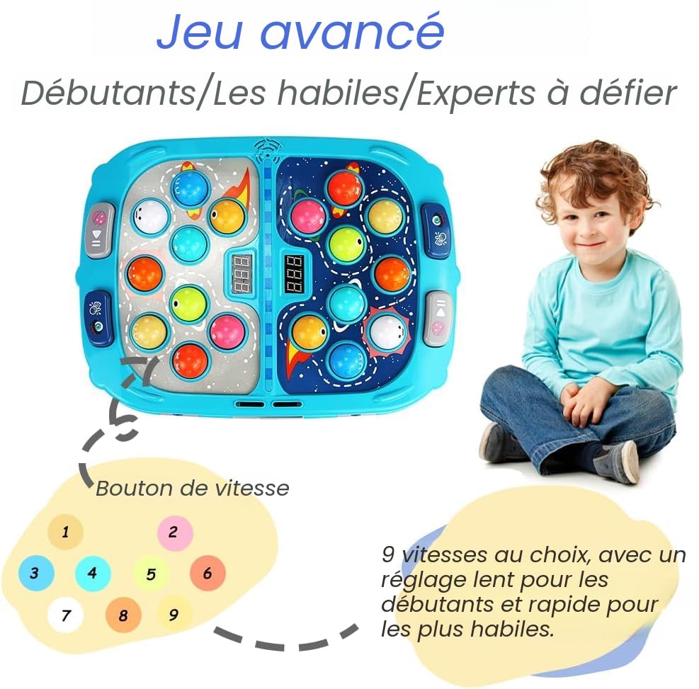 Jeu de Taupe Whack Game, Jouet de Frappe en Forme de Poulet, Interactif