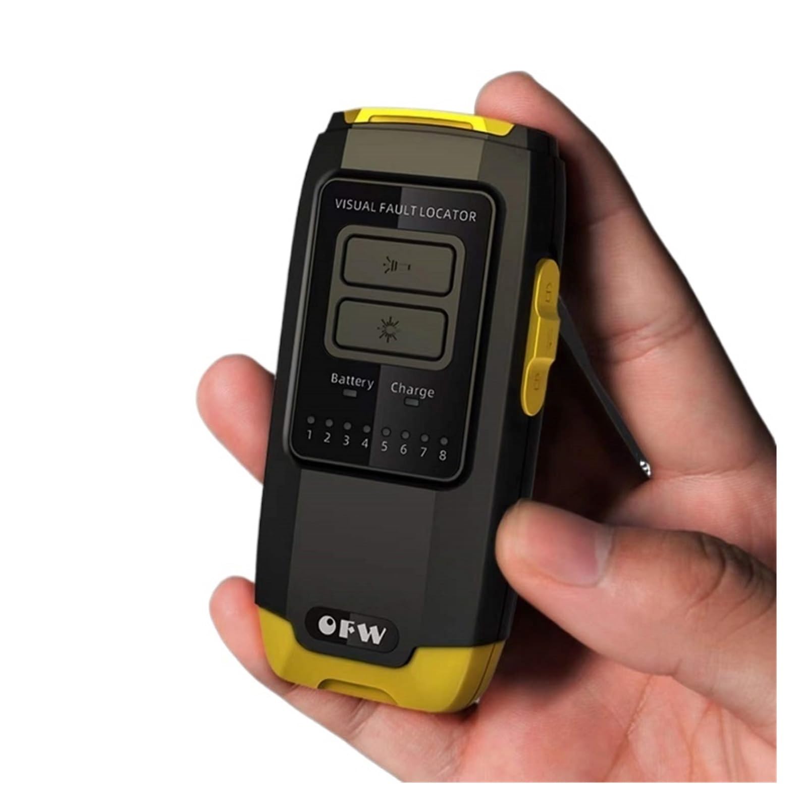 Compteur de puissance à fibre optique OFW Localisateur Visuel De Défauts Testeur De Câble À Fiber Optique Connecteur FC/SC/ST Test De Câble RJ45 Optique Rouge 15 MW 30 MWVFL(30MW)