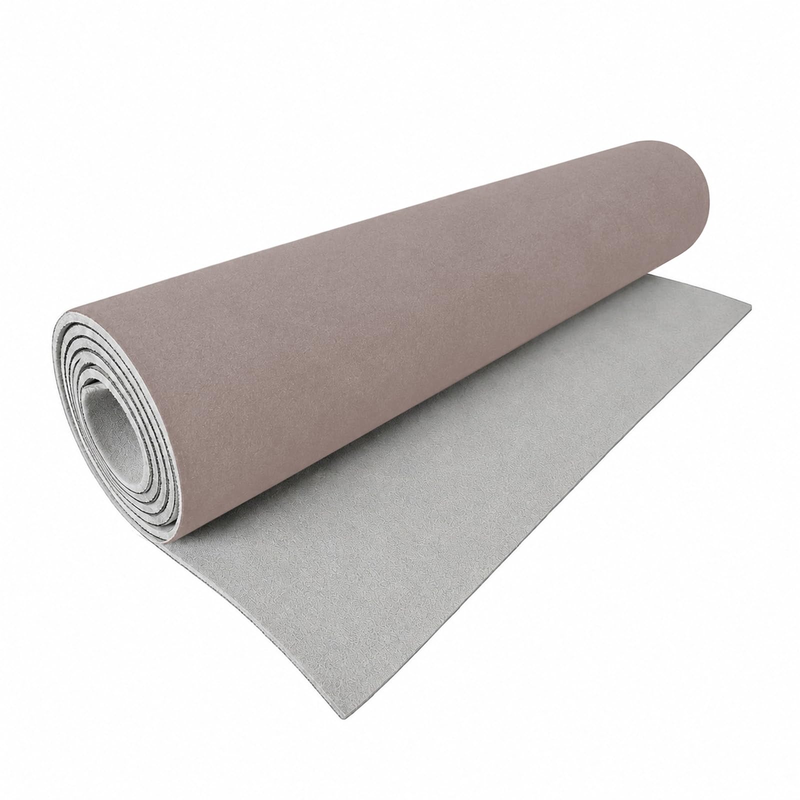Tissu pour ciel de toit, tissu pour revêtement intérieur de voiture, caravane, bateau, camping-car, bricolage (gris clair, 150 x 250 cm)