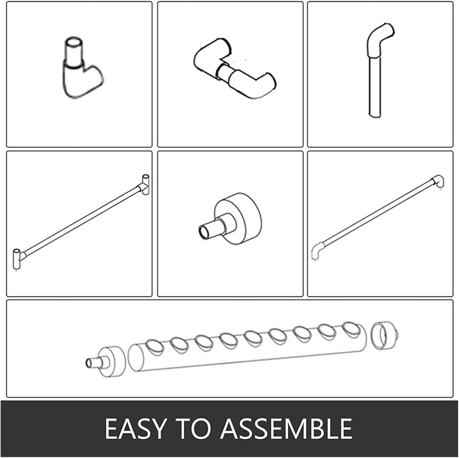 FLTRGO Hydroponic Tower Growing Sytem Indoor Growing System with Hydroponics Mini Greenhouse Agriculture for Planting Lettuce Strawberry Easy to Install and Operate, 108 Plants, Bianco